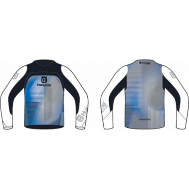 Railed Jersey Blue