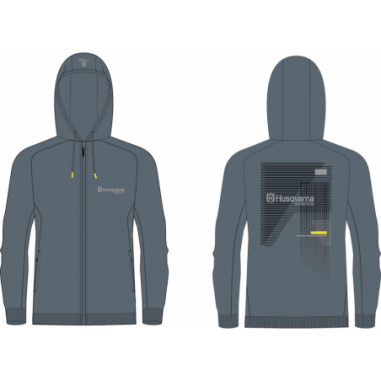 Railed Zip Hoodie